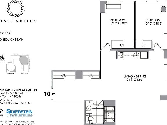 2nd image of 600 W 42nd St #510