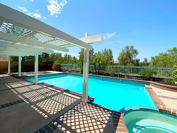 Pool and Spa - no-one behind