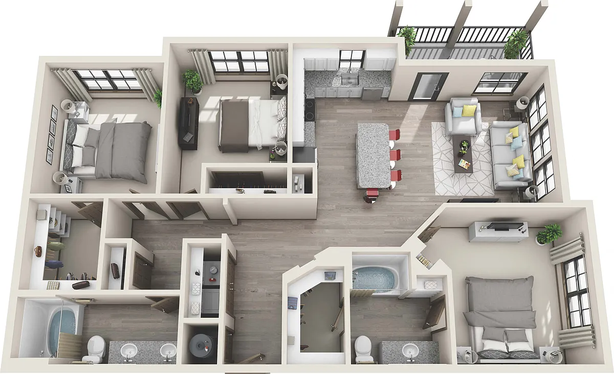 Floor plan C1