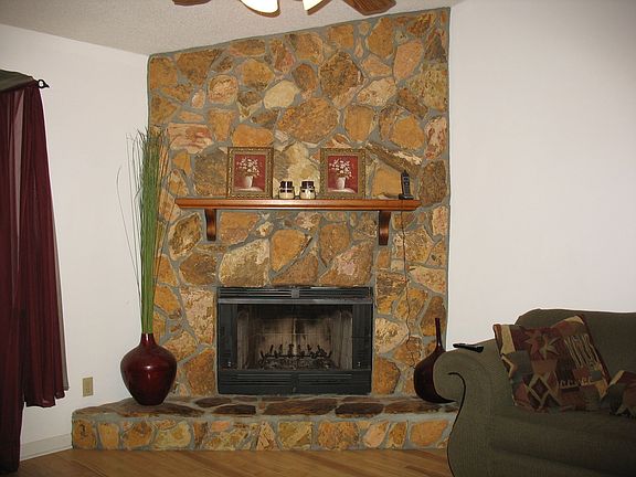 Stone Fireplace