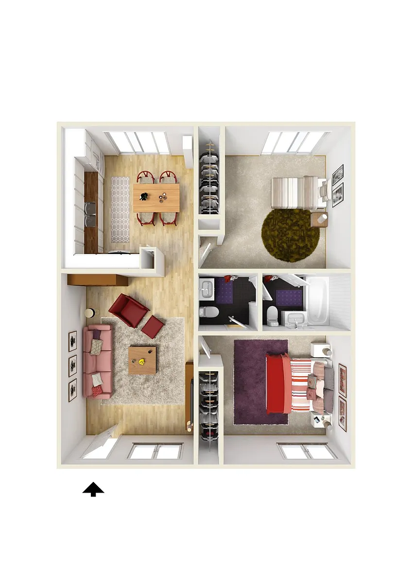 Floor plan Plan B
