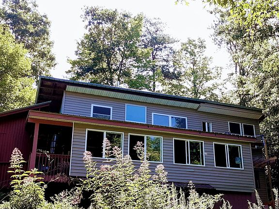 Here is the shared retreat facility building. The private apartment is on the second story with private entrance on covered deck (on the other side of the building).
