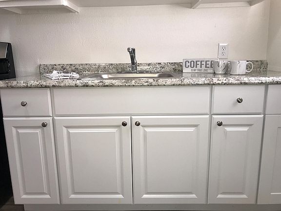New cabinets, new granite counter tops, new sink and faucet