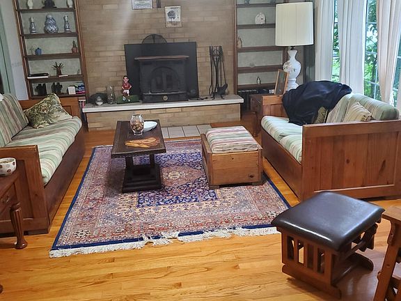 firewood chimney family room