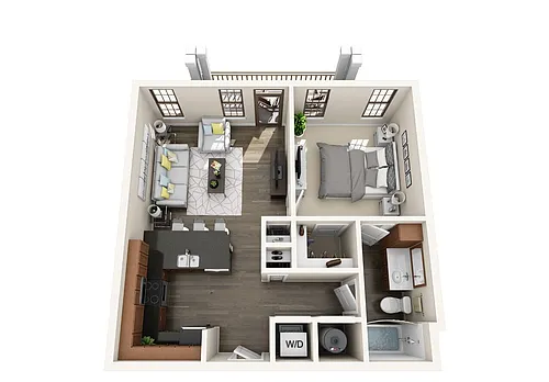 Floor plan 1A Dilwort