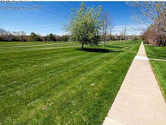 Bike path next to complex.