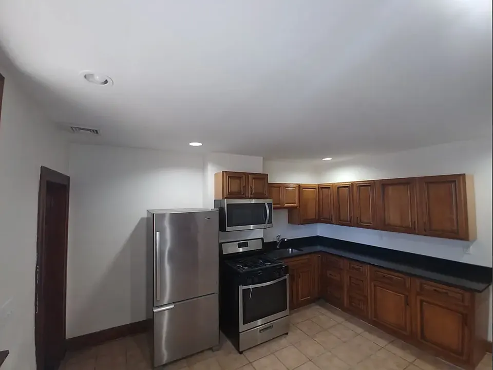 Granite countertops and updated appliances.