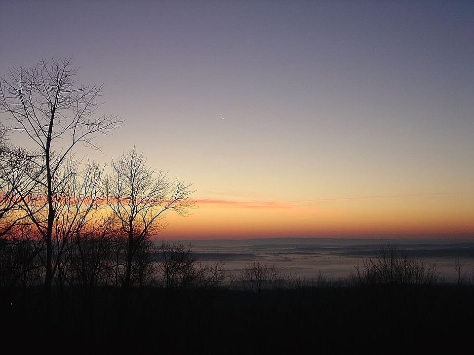 Sunrise view from home