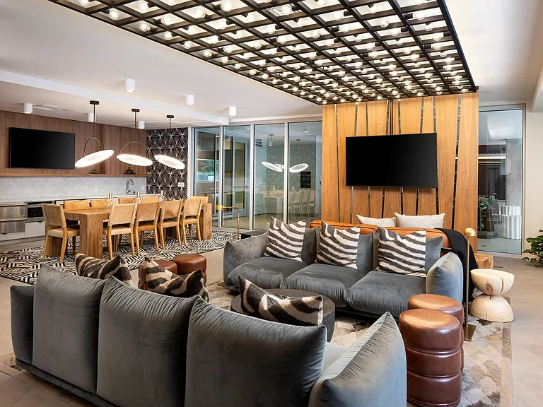 Residences at West Edge Lobby