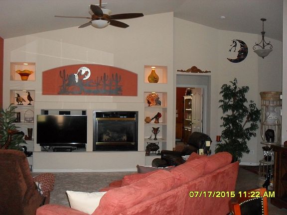 Living Room with FP&Ent Ctr