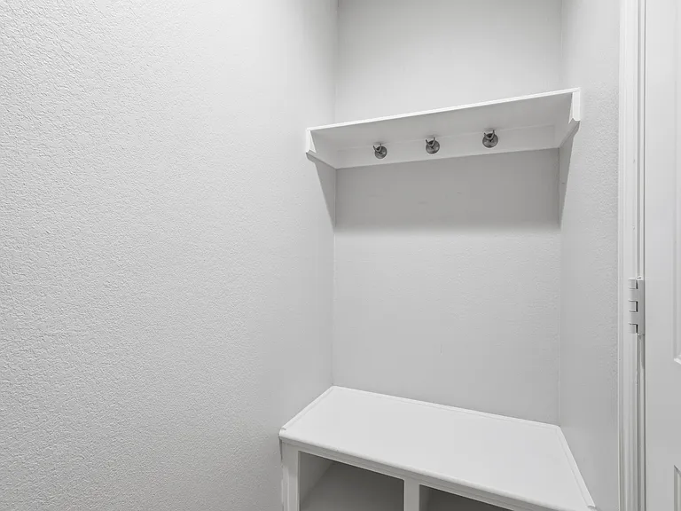 Mudroom off the garage