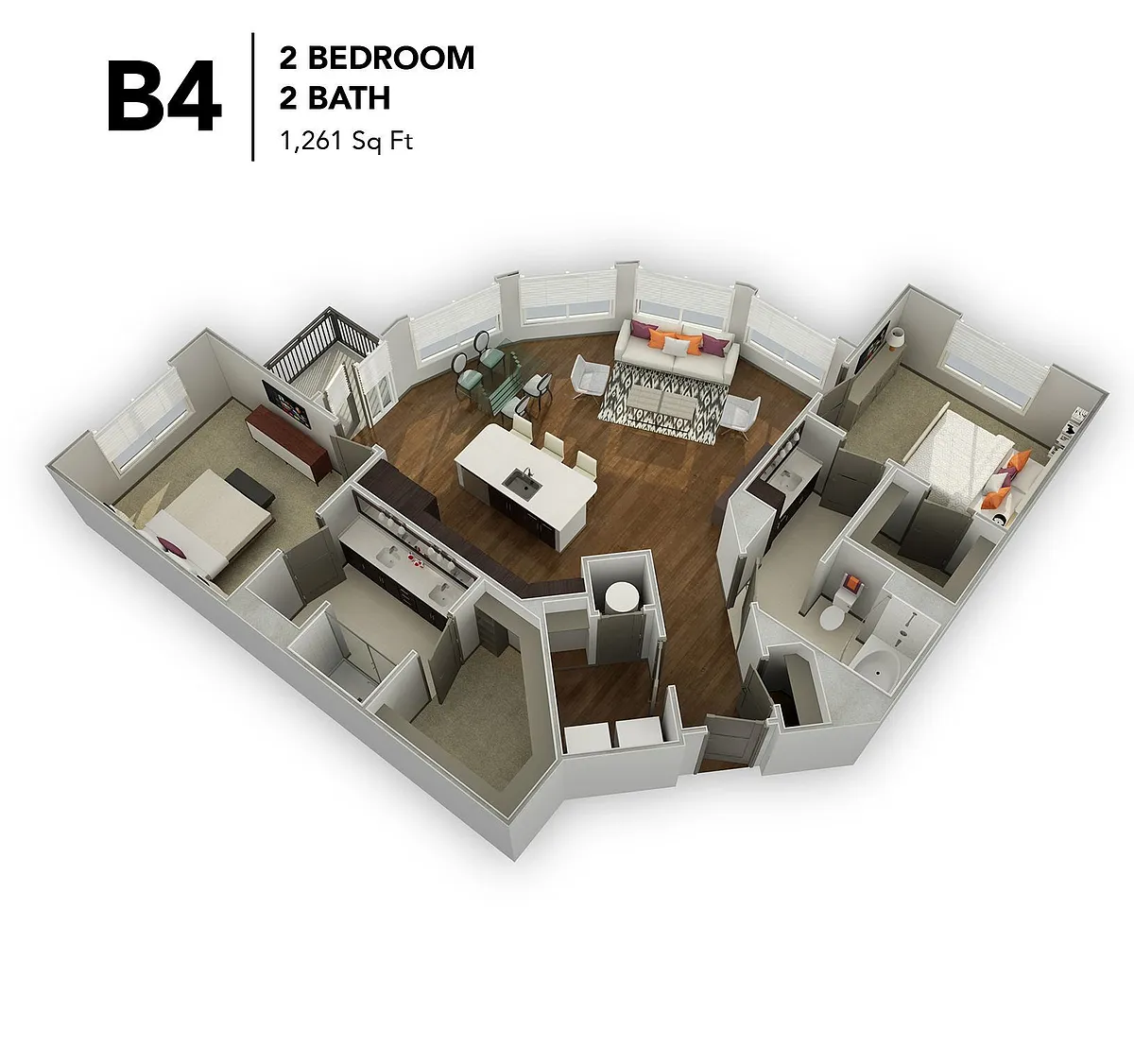 Floor plan B4