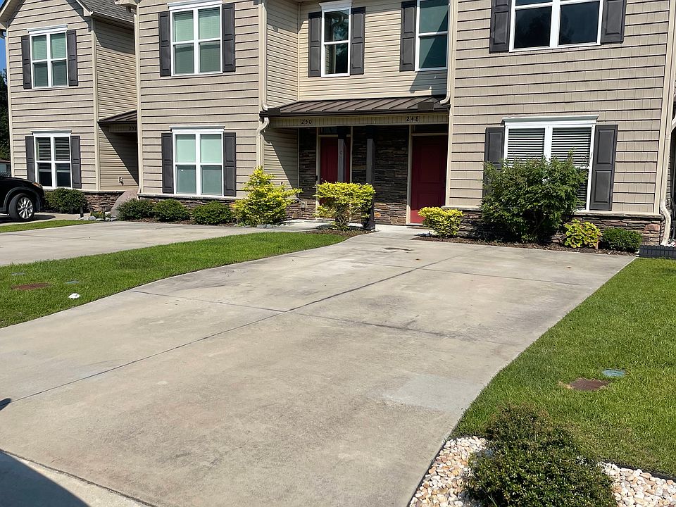 Front View:
(2) car driveway