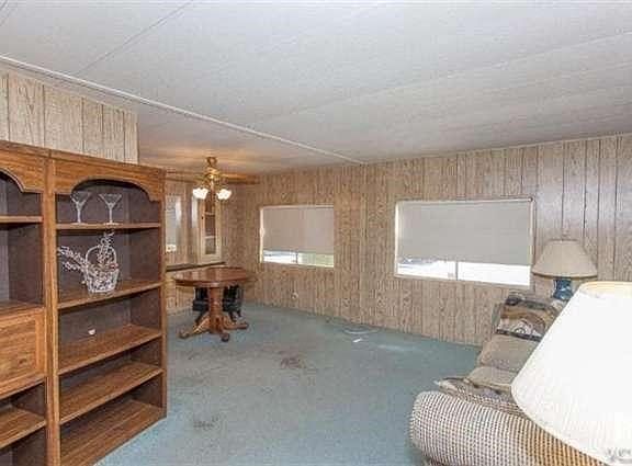 Living area with many windows.