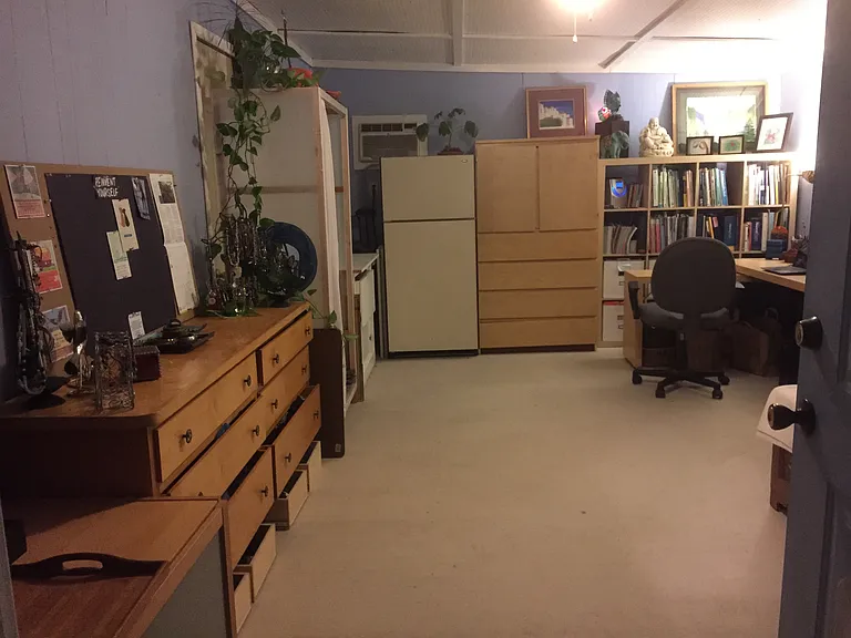 Large storage, creative studio, workshop or workout space.