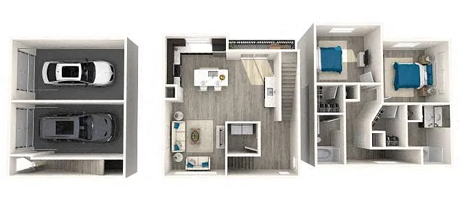 Floor plan B3 Premium with Garage