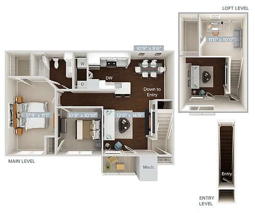 Floor plan B1LG-1239-307