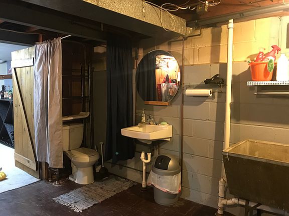Basement bathroom