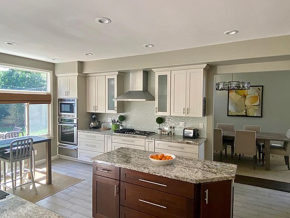 Dining room open to kitchen