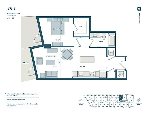 Floor plan A9A