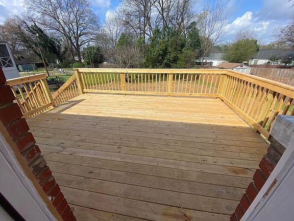 Back Deck, looking out from kitchen.