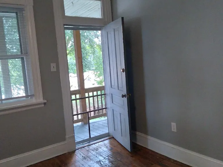 Porch off rear bedroom