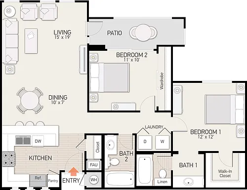 Floor plan Plan D