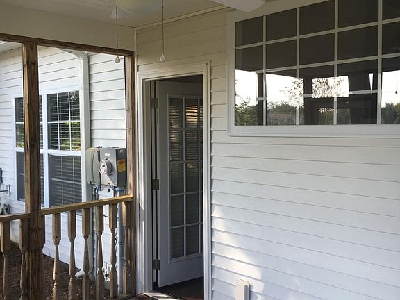 Rear porch