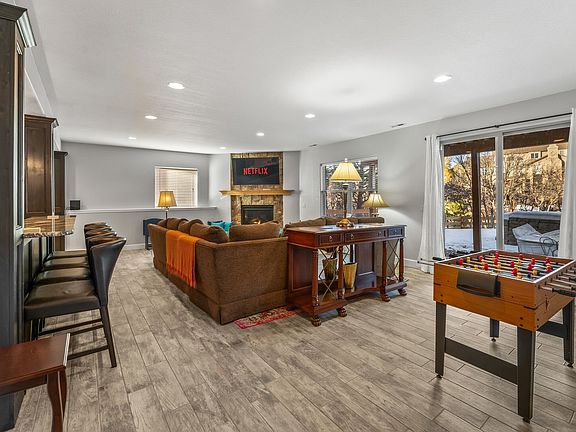 Plenty of space to spread out in the walk out basement with second living room and wet bar!