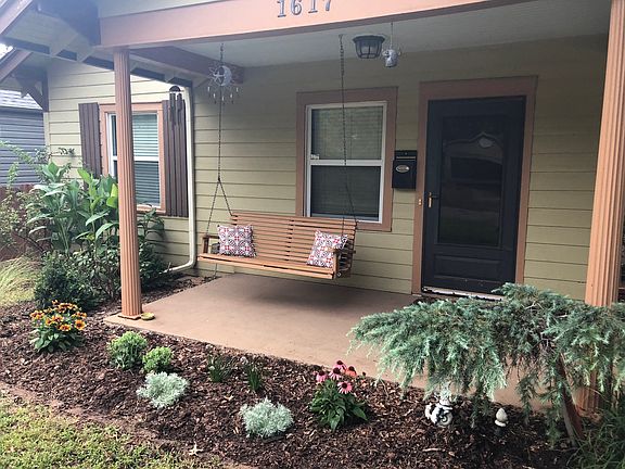 Front porch with swing