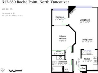 630 Roche Point Dr #3XX, North Vancouver, BC V7H 3A1