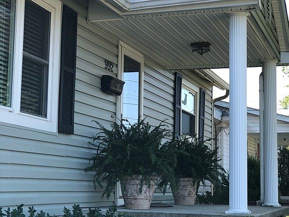 Welcoming front porch