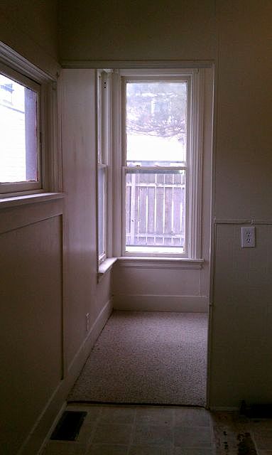 Bedroom off kitchen