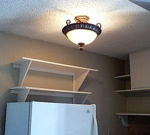 Light Fixtures and Storage