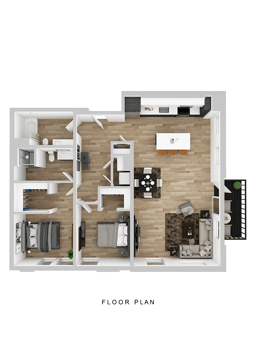 Floor plan Broadrock - 2 Bed C3