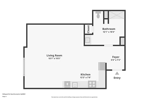 Floor plan Studio