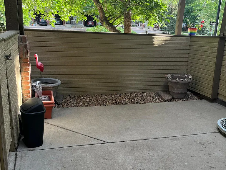 Private patio out front for grilling, or enjoying the fresh air.