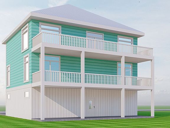Rear of proposed home