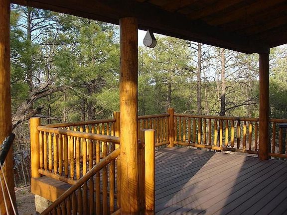 Extended deck to enjoy the cool mountain air