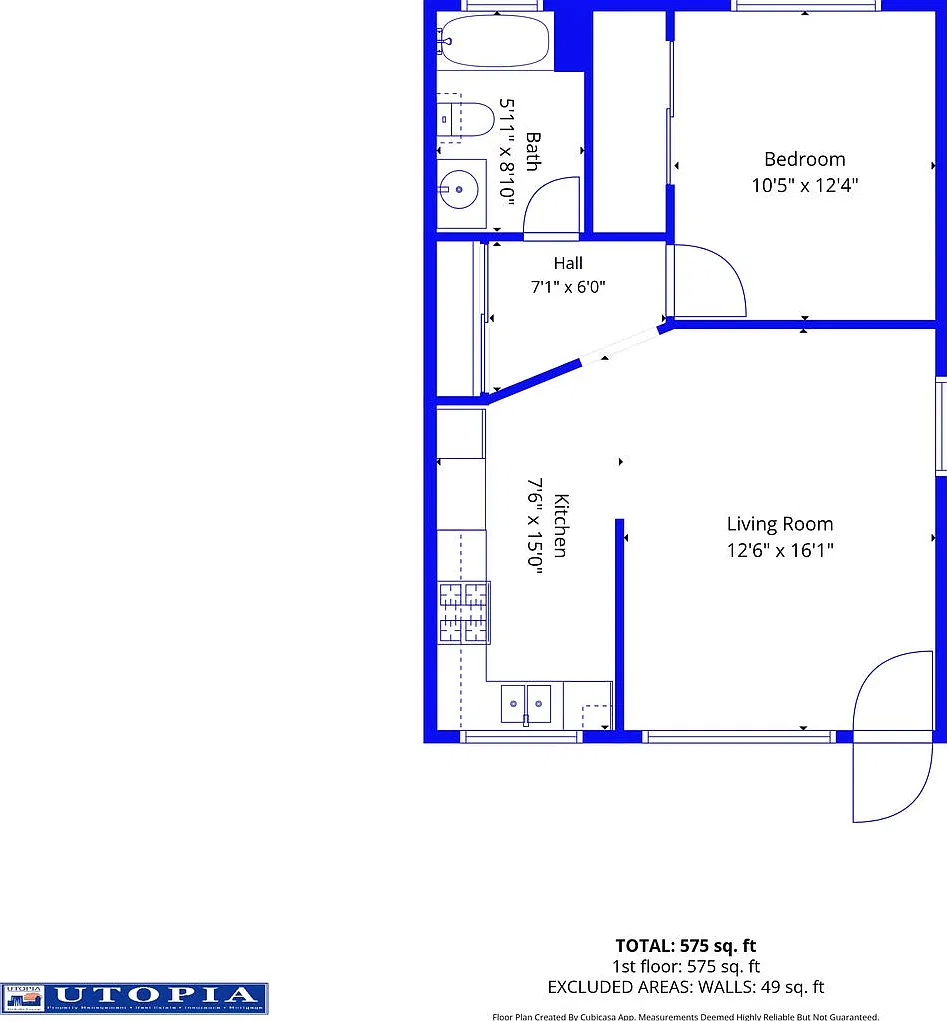 Spring Valley One Bedroom One Bath Apartment for Rent — Photo 2