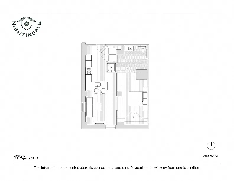 Floor plan Nightingale - Martha Jane Cannary