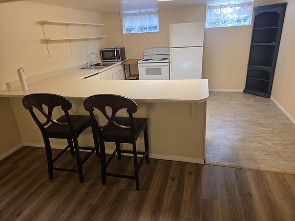 kitchen open to living space