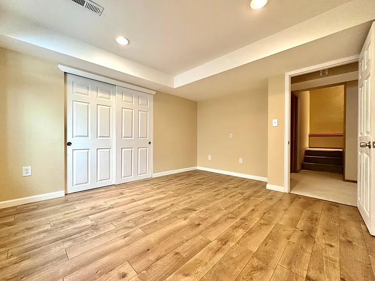 Basement bedroom