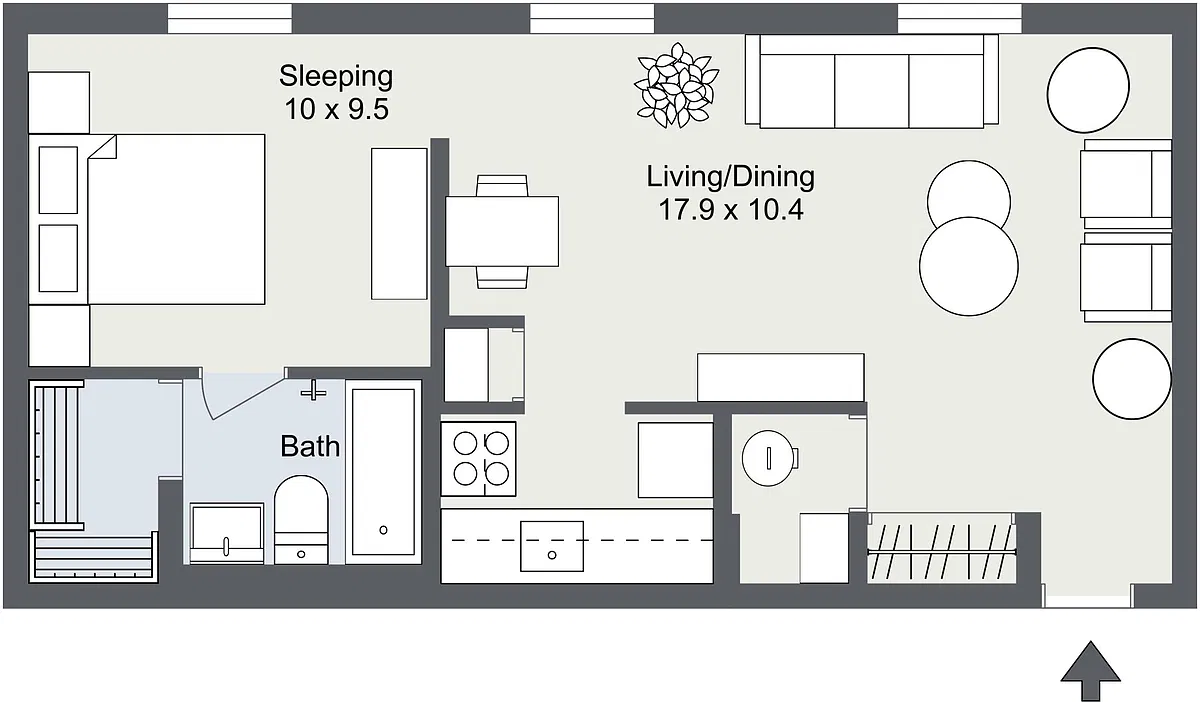 Floor plan JR