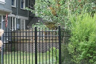 Fenced Side Yard w/Deck