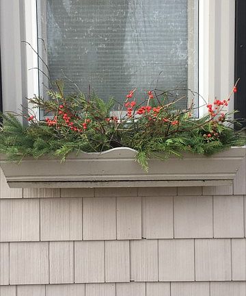 window box in front of house