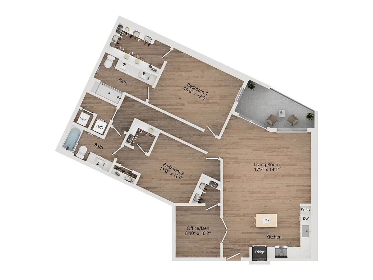 Floor plan B10.FLEX