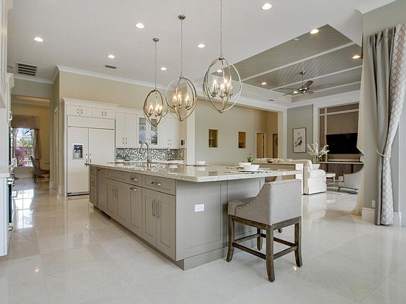Kitchen with spacious island