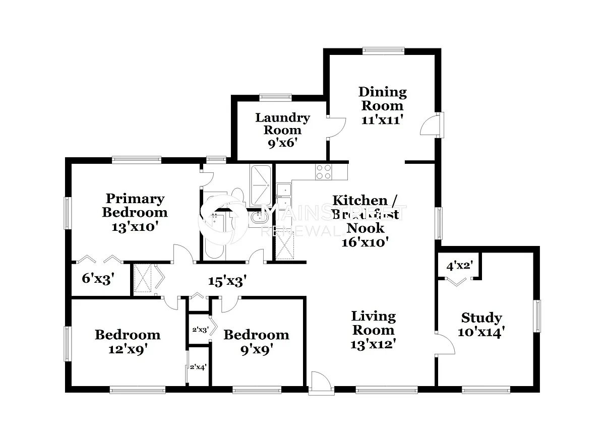 Floor Plan - 10735 Merida Dr #14