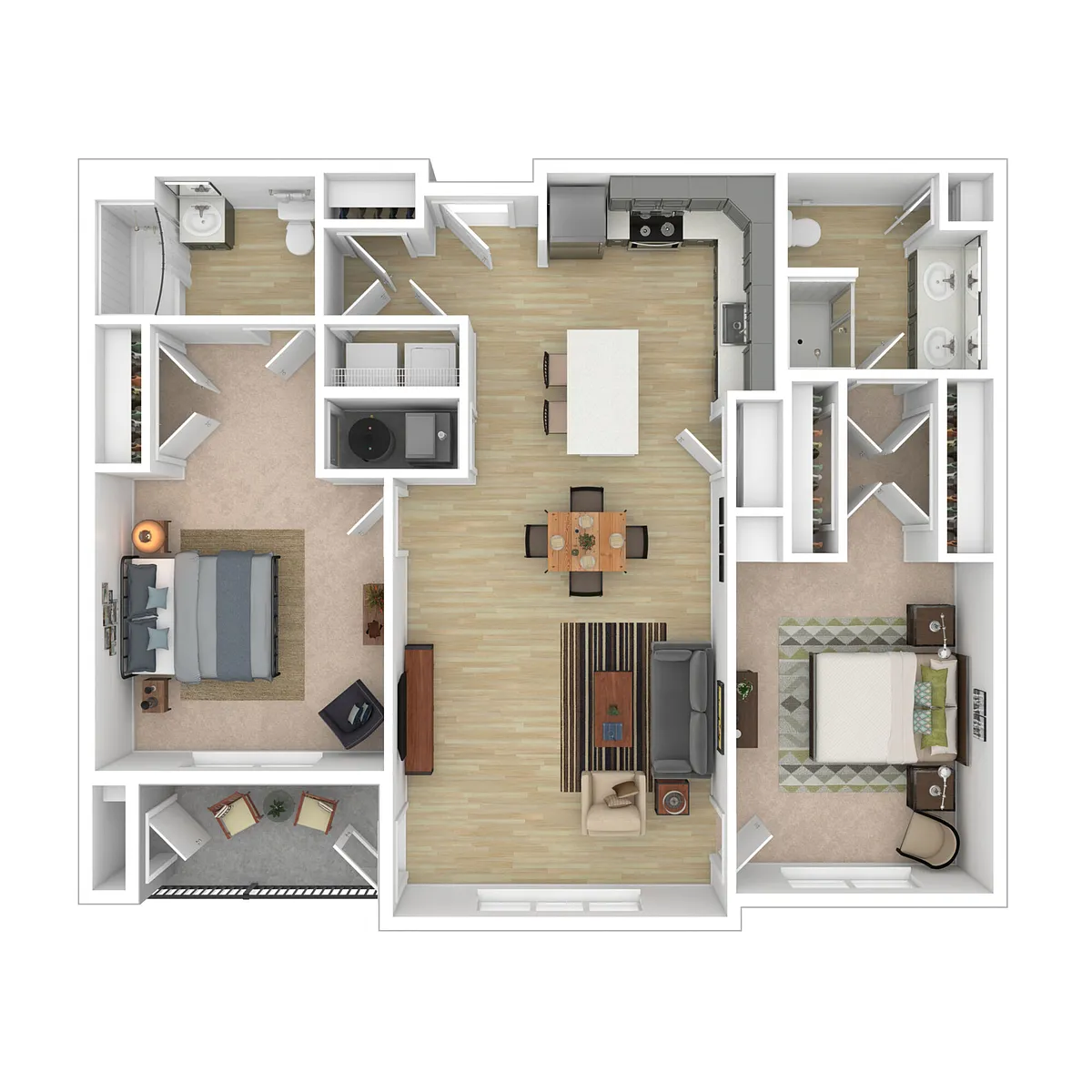 Floor plan C2 ANSI